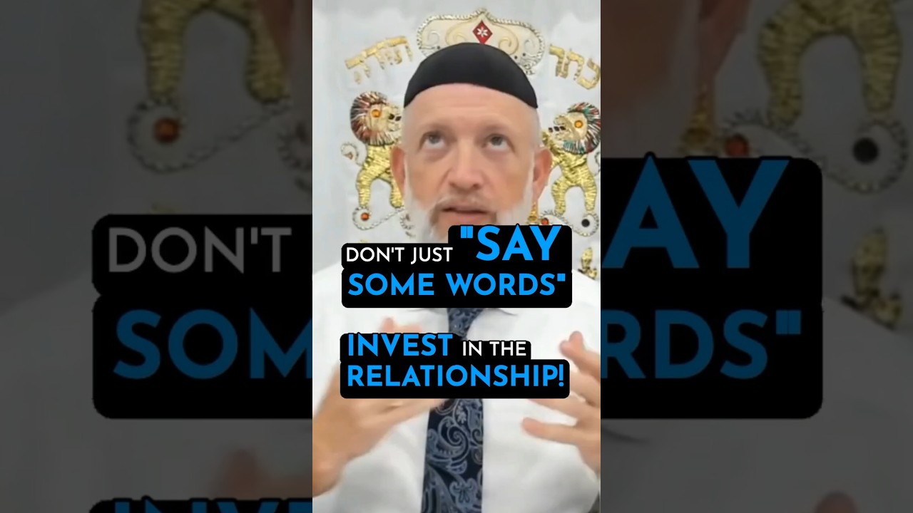 Don't just "SAY SOME WORDS..." invest in the RELATIONSHIPS