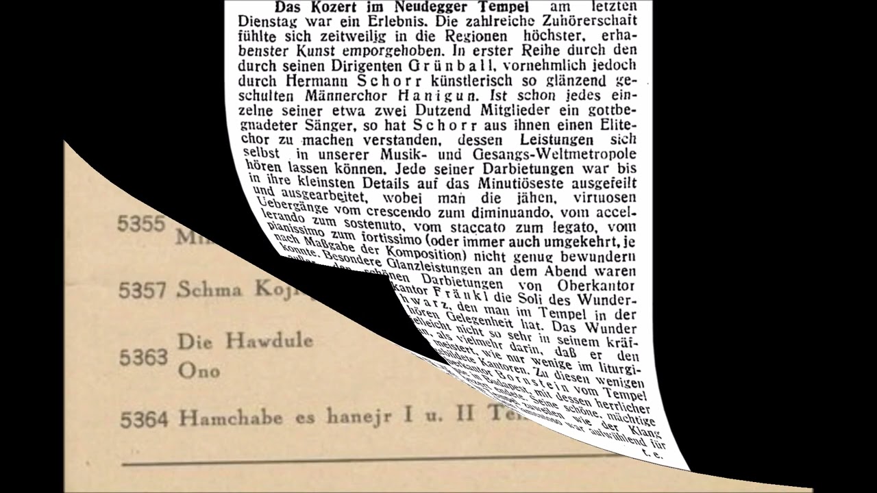 Cantor Herman Bornstein Z"L - Lechu Neranenu