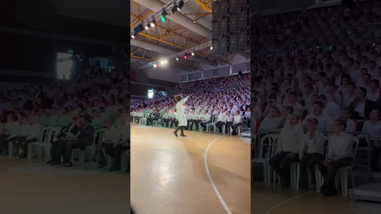 מאות ילדים תינוקות של בית  רבן שרים התעוררי עם בנצי שטיין 🎤🎶🎶🔥