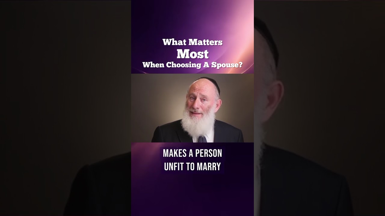 What is the ONE trait you should look for in a spouse? #jewishwisdom