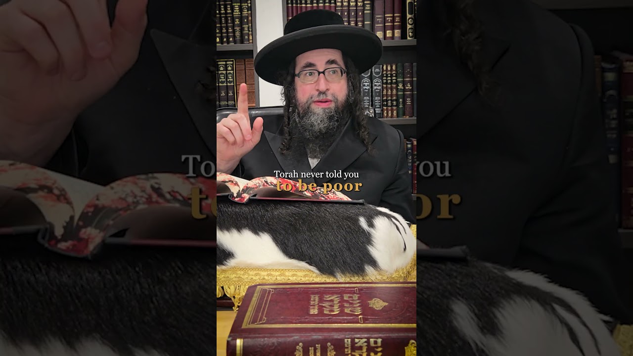 Money Isn’t Evil — Laziness Just Wears a Beard #shorts #jewishwisdom #Torah