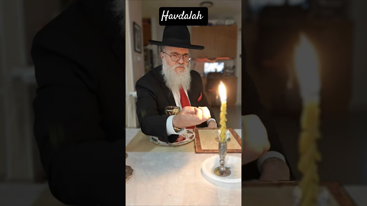 Havdalah Parshas Matos-Masei 5785. Made on a full glass of wine during the nine days.