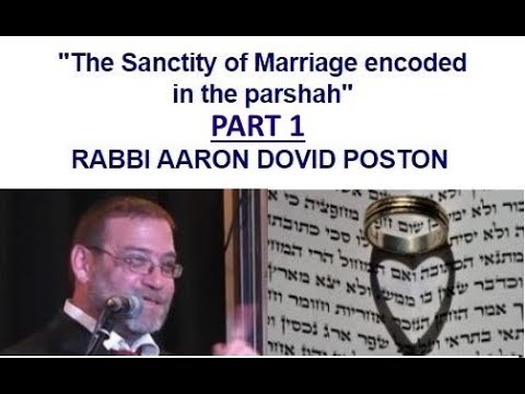 Rabbi Aaron Dovid Poston: Part 1 Sanctity of Marriage embedded in the Parasha