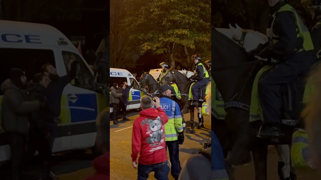 Who are the real hooligans? Aston Villa vs Maccabi Tel Aviv. Angry violent men !