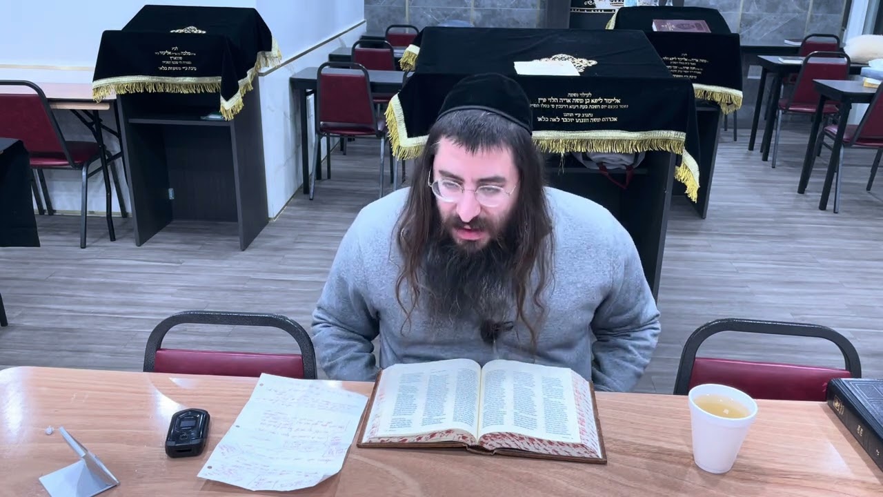 Harav Chaim Ozer Geldzahler, Navi Shmuel 1.17.2