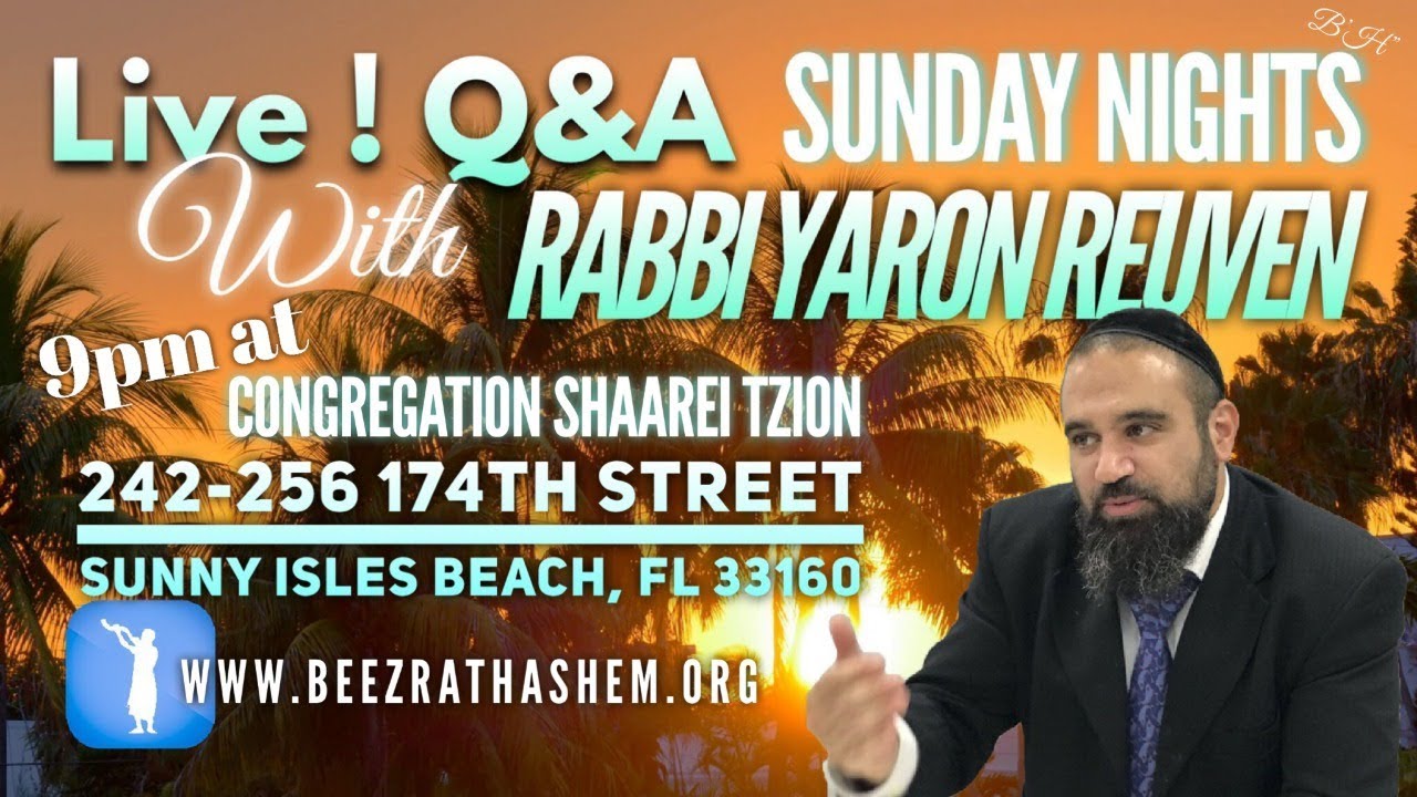 Pittsburgh Massacre, MaShiach, and Jewish Lending Business  - Q&A w/ Rabbi Yaron Reuven