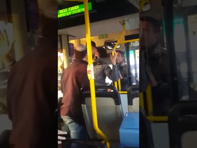 Passenger become violent against Egged driver (Egged spokesman unit)