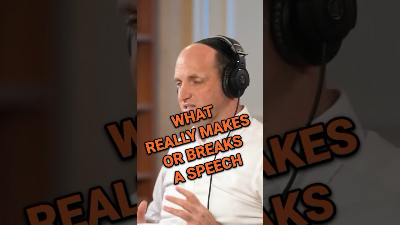 What will MAKE or BREAK your speech #shorts #podcast