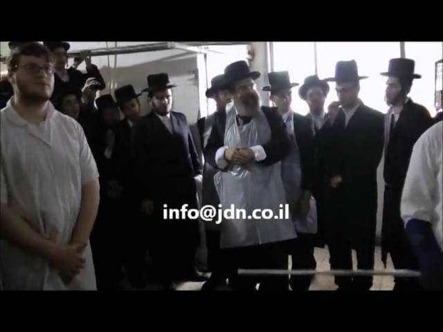 Sadigerer Rebbe Baking Matzah - 5773