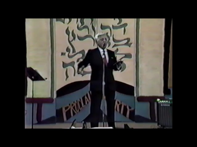 Cantor Moshe Ganchoff Z"L - Akavyo 1987