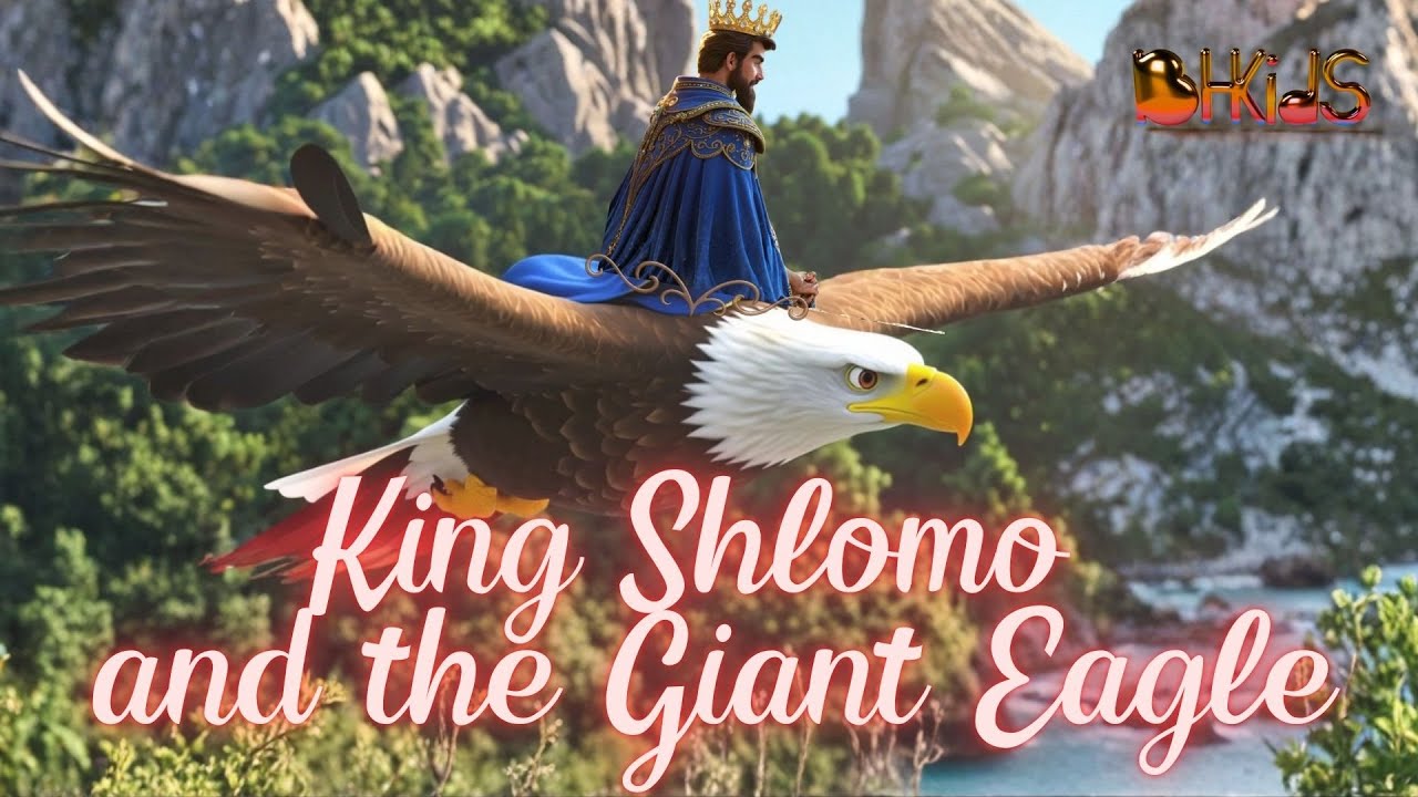 King Shlomo and the Giant Eagle 👑🦅 🌟 | TORAH FOR KIDS AI