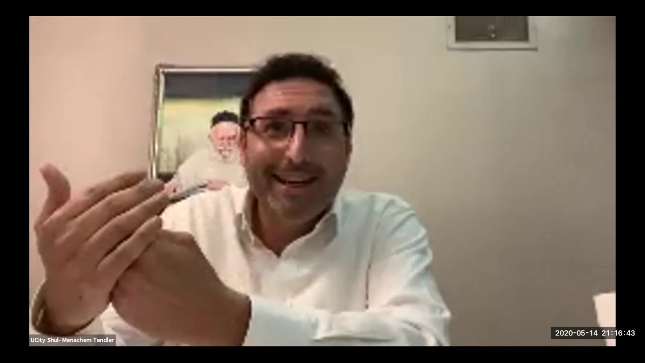 Olami Shabbat Table -- May 14, 2020 -- with Guest, Rabbi Menachem Tendler