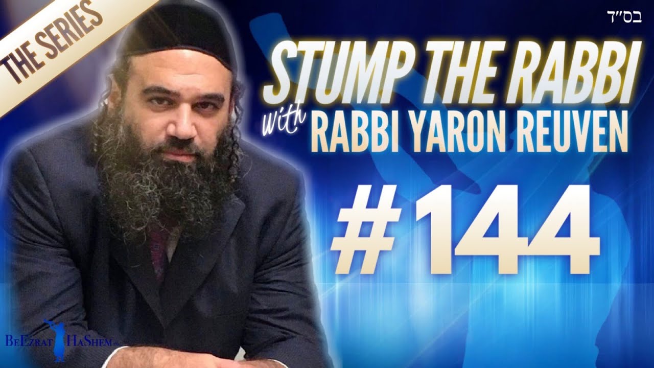 Understanding Divine Judgement, BOOK OF ENOCH, Baby Names, ARTSCROLL TALMUD -STUMP THE RABBI (144)