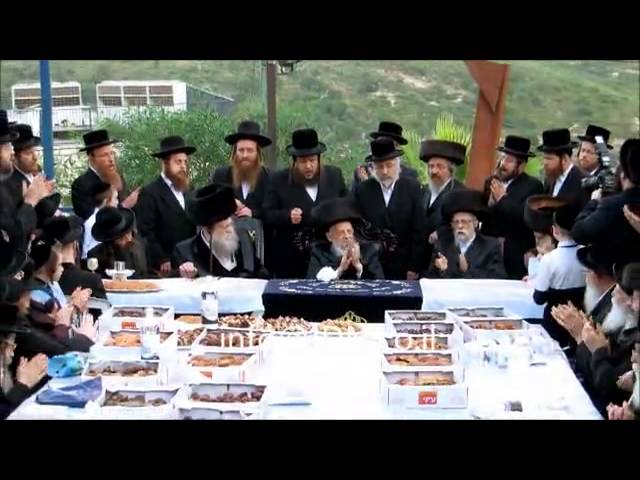 Upsherin Of An Einikel Of The Seret Viznitz and Modzitz Rebbes In Meron - Sivan 5773