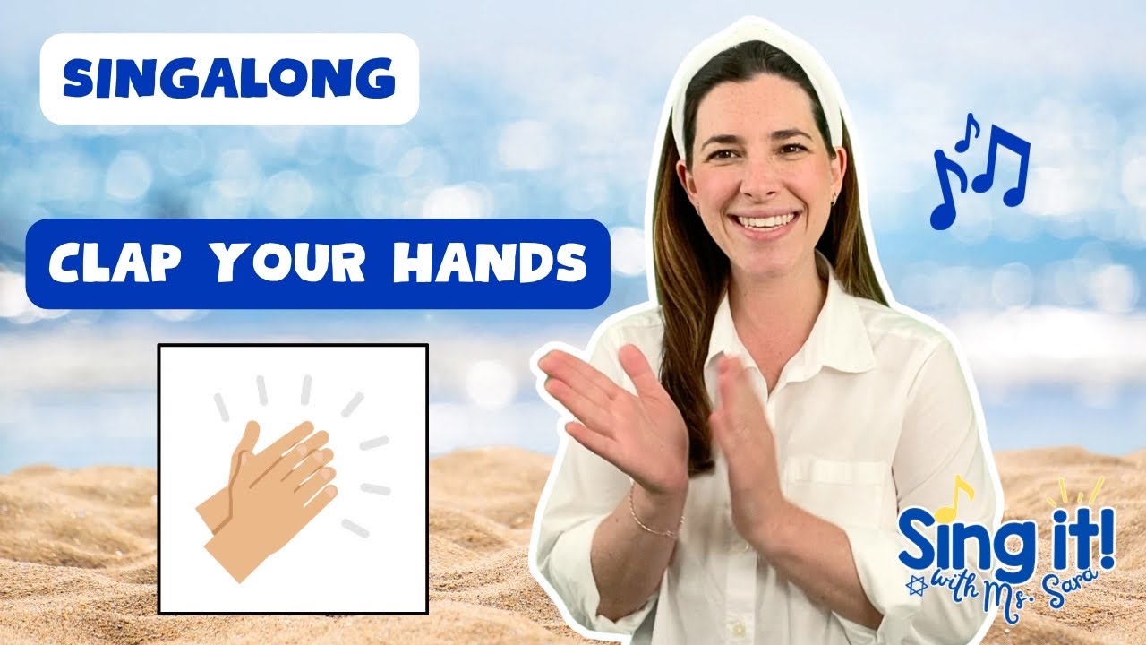 Sing If You're Happy and You Know It | Hebrew and English | Full Song Singalong, Jewish Toddler Song
