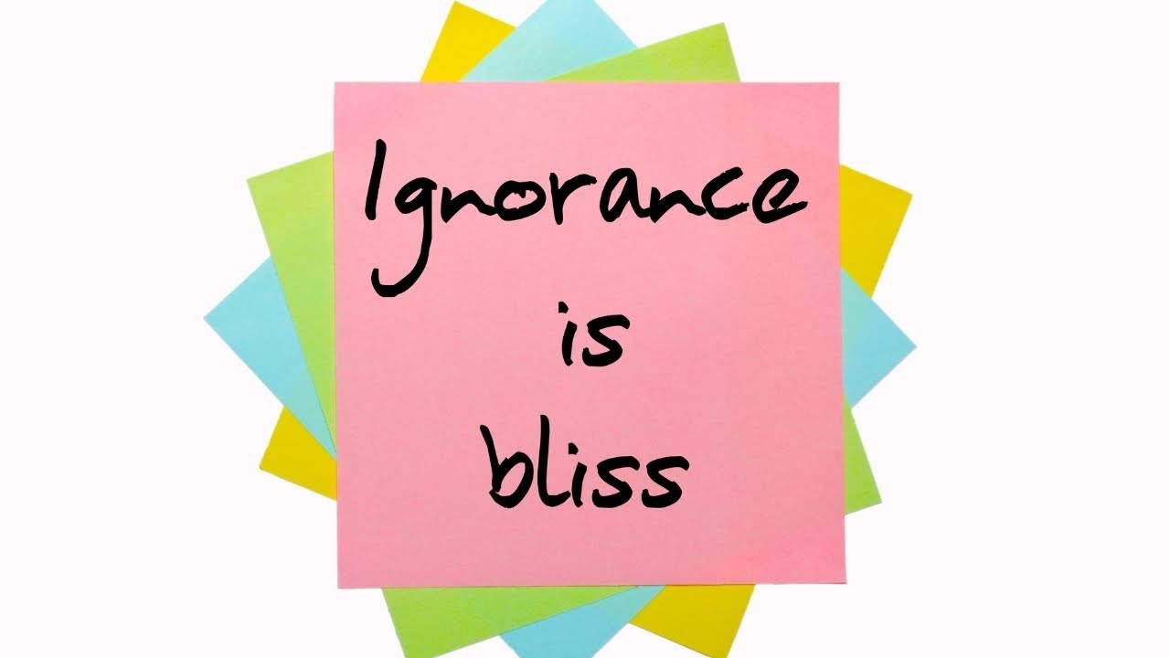 When You Discover That Ignorance is the Pinnacle of Enlightenment