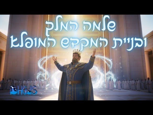 שלמה המלך ובניית המקדש המופלא- חלק א🏰🌟 | סיפורי שלמה המלך בהמחשת AI