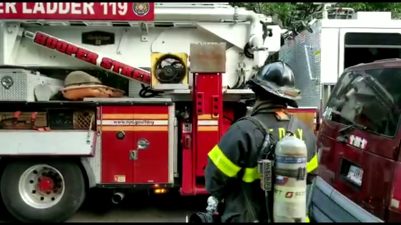 Chassidim Help FDNY At Fire In Williamsburg