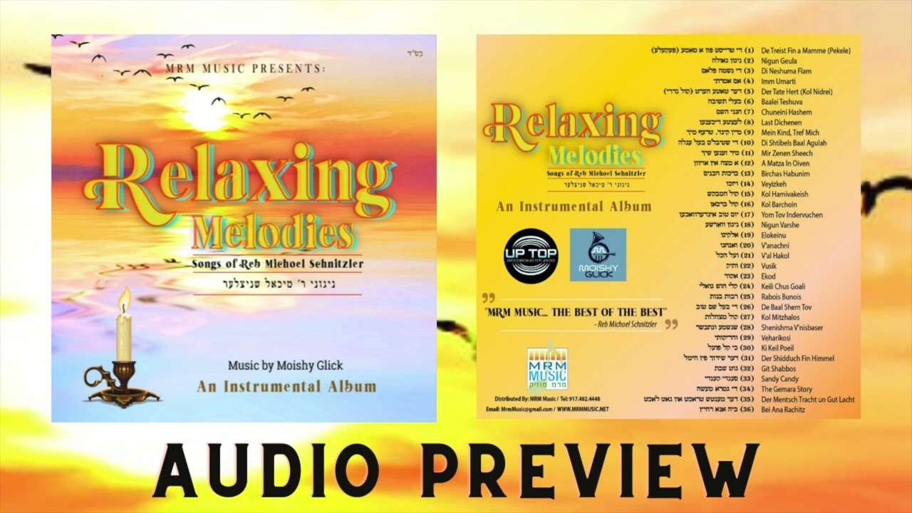 Relaxing Melodies - Songs of Reb Michoel Schnitzler - Audio Sampler