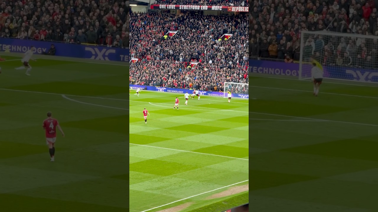 Manchester United vs Fulham FA Cup missed chance #facup #manchesterunited #fulham #miss #oldtrafford