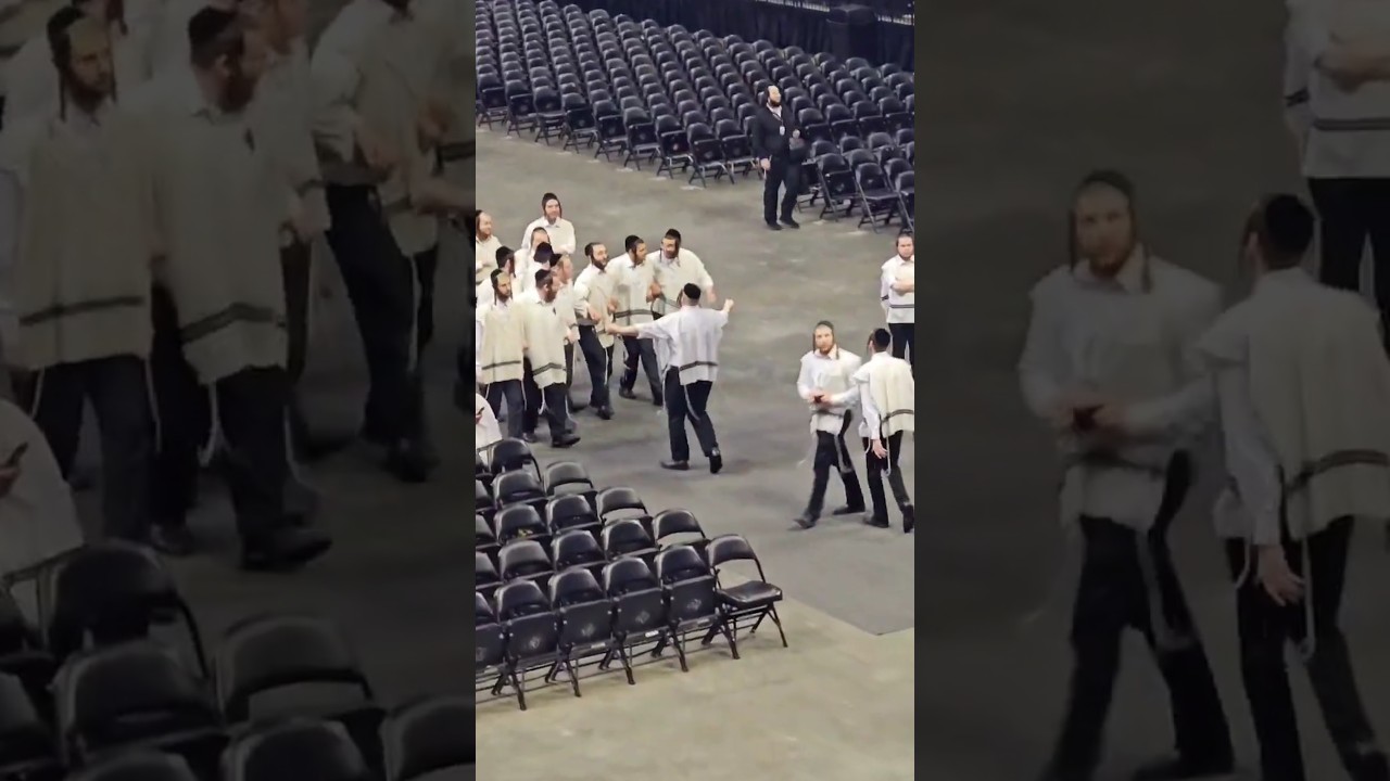 הכנות פרעקטיס, כ"א כסליו אין סאטמאר  SATMAR KUF ALEF KISLEV IN BARCLYS CENTER 2024