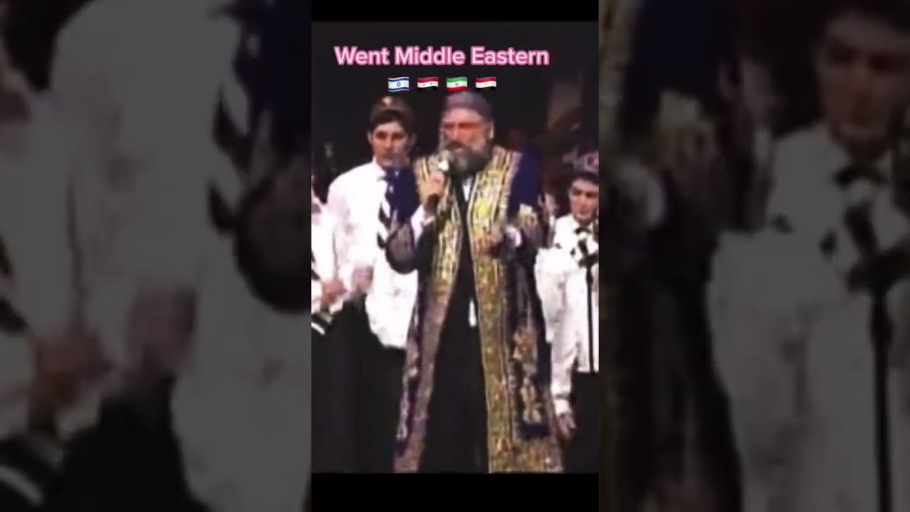 Miami Boys Choir going all out Sfardi/Middle Eastern, doing the YB.