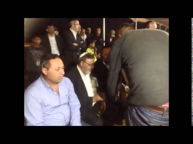 Aryeh Deri & Shas Leaders Pay Respects For 8 Arabs Killed In Bus Crash