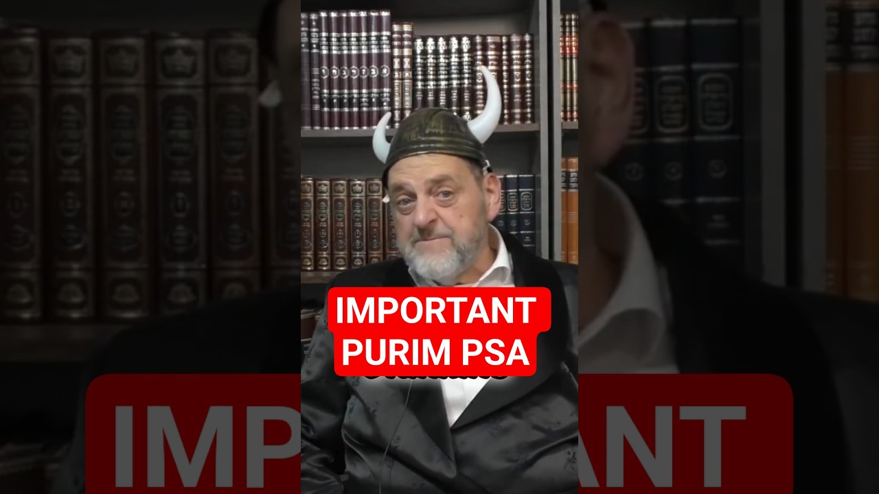 A Rabbi’s Purim Safety Warning #rabbiorlofsky #purim #jewishcomedy