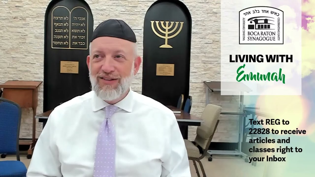 Living With Emunah (Part 240) - Simcha and Churban