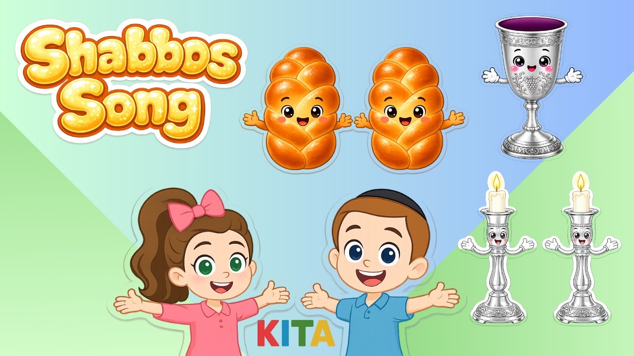 Shabbos song: Candles, Challah, Kiddush Cup