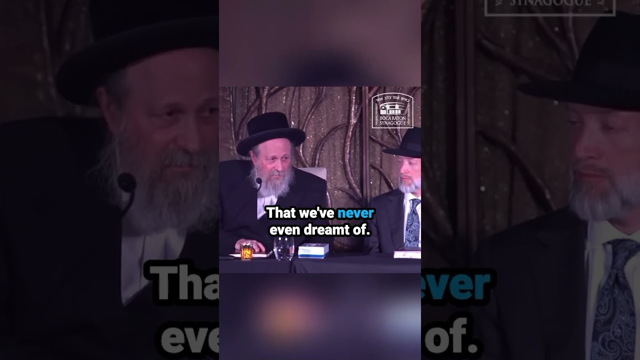 Rav Moshe Weinberger at BRS: What happens AFTER THE PAIN.
