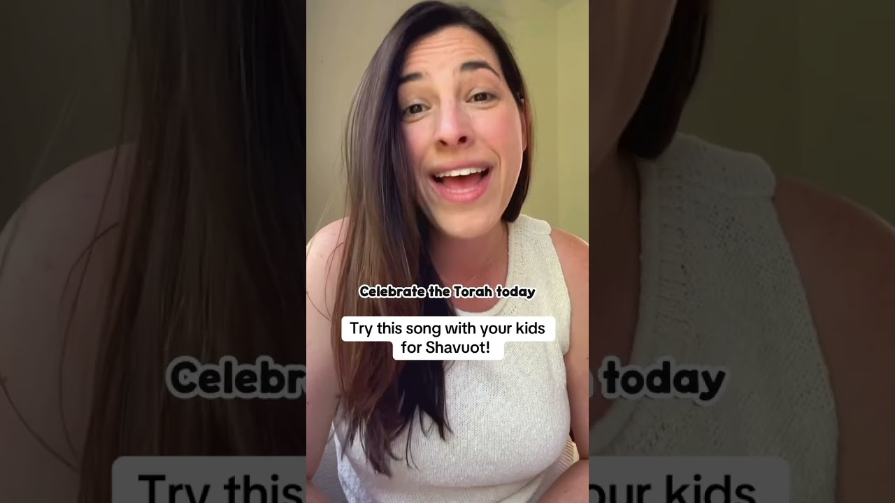Try this Shavuot song with your kids! #jewishkids #hebrewsingalongs