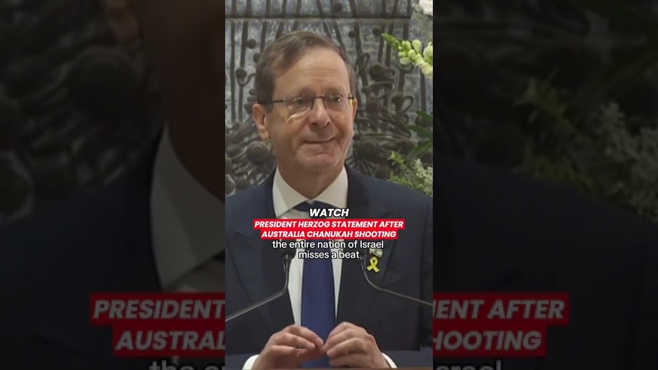 President Isaac Herzog Condemns The Horrific Antisemitic Massacre In Sydney.