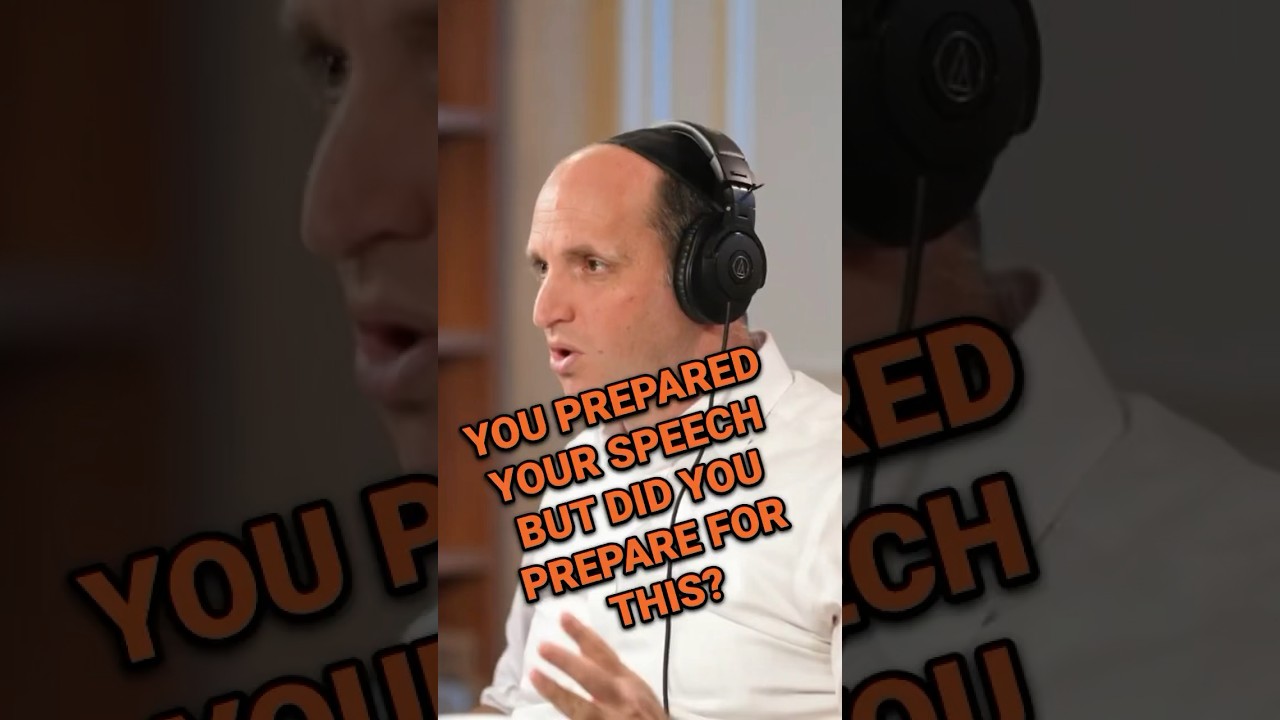 You prepared your speech but did you prepare for THIS? #shorts