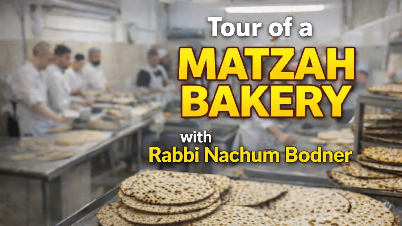 Inside a Matzah Bakery with Rabbi Nachum Bodner
