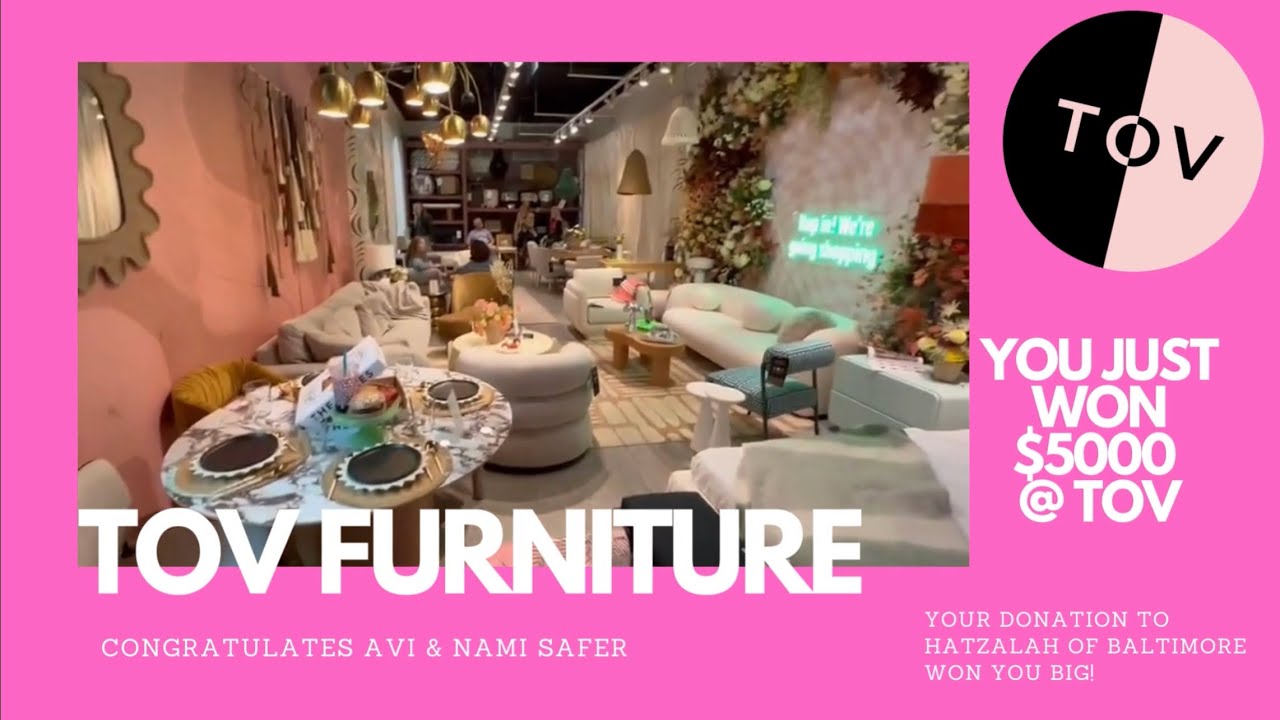 Hatzalahthon Raffle Winner. Congrats!@tovfurniture5147