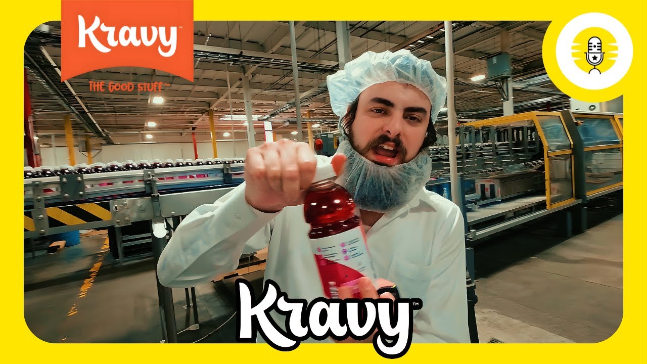 Exclusive Tour: The Massive Production of Kravy Vitamin Splash - The Perlowitz Show