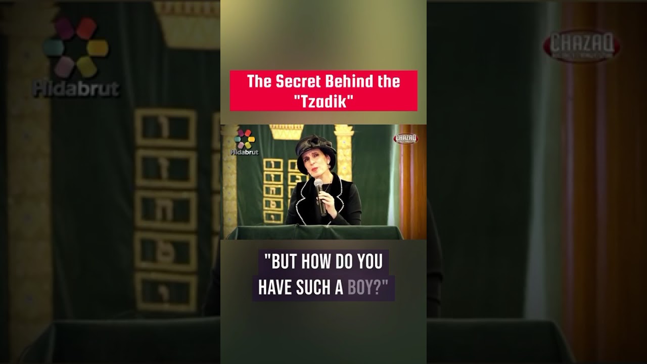 The Secret Behind The "Tzadik" | Rebbetzin Yemima Mizrachi