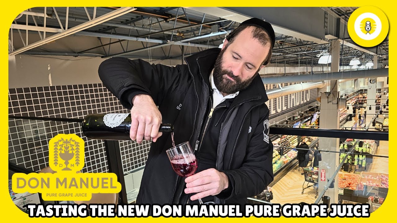 Tasting the New Dan Manuel Pure Grape Juice - The Perlowitz Show