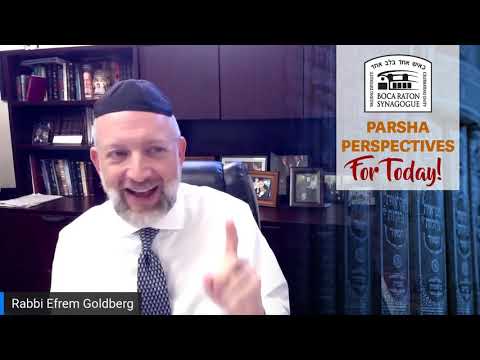 Parsha Perspectives for Today (Vayeira, 5781) - Teaching By Example