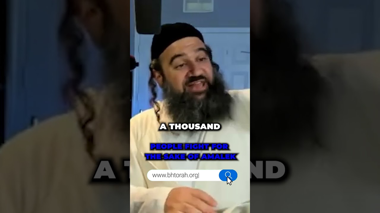 People Fight for the Sake of Amalek #Torah #OrthodoxJudaism #RabbiYaronReuven #Judaism