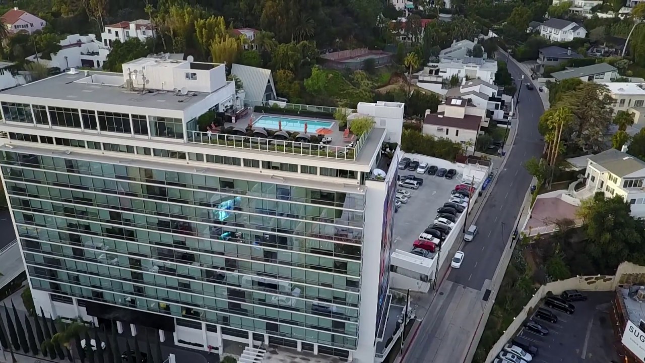 Andaz West Hollywood Via Drone
