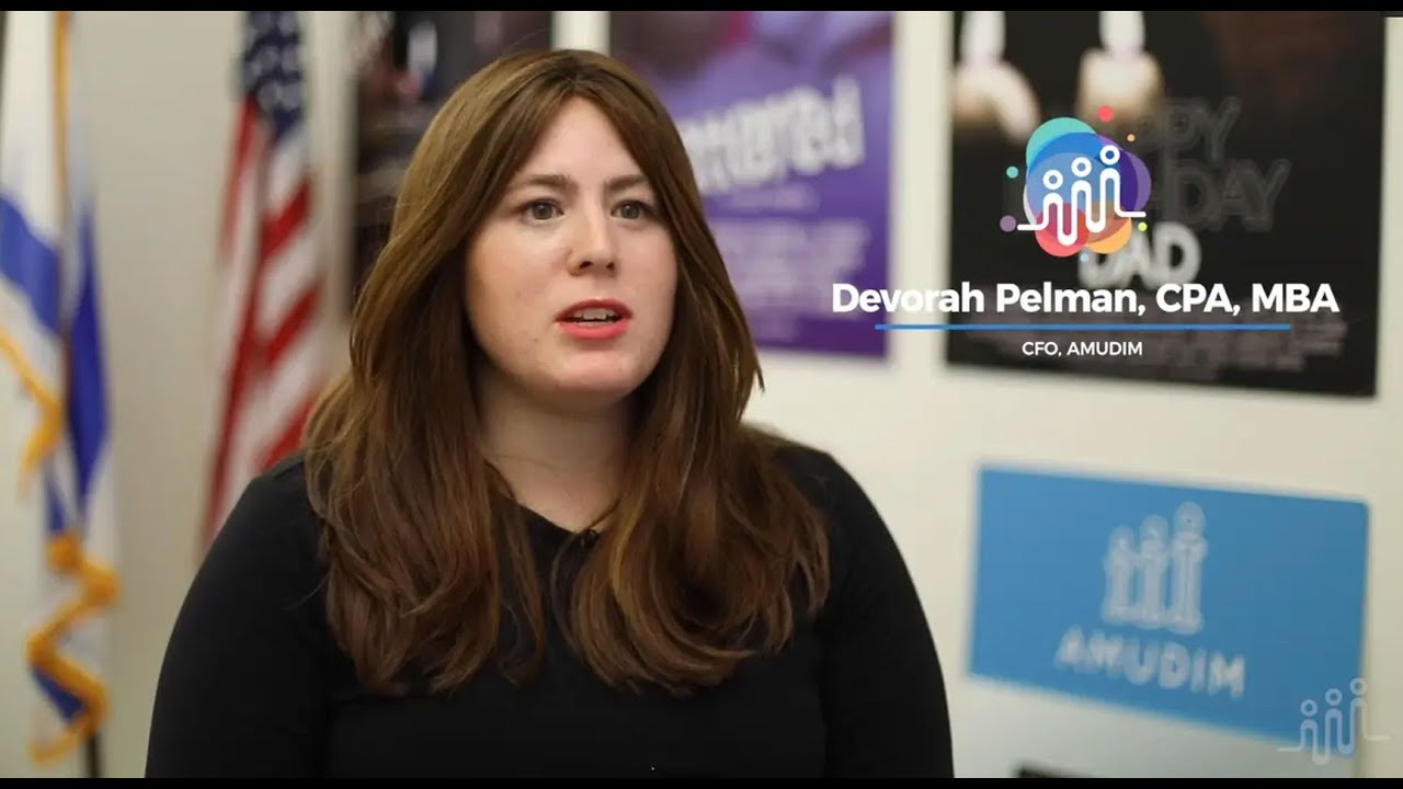 Devorah Pelman, CPA, MBA, Amudim's CFO