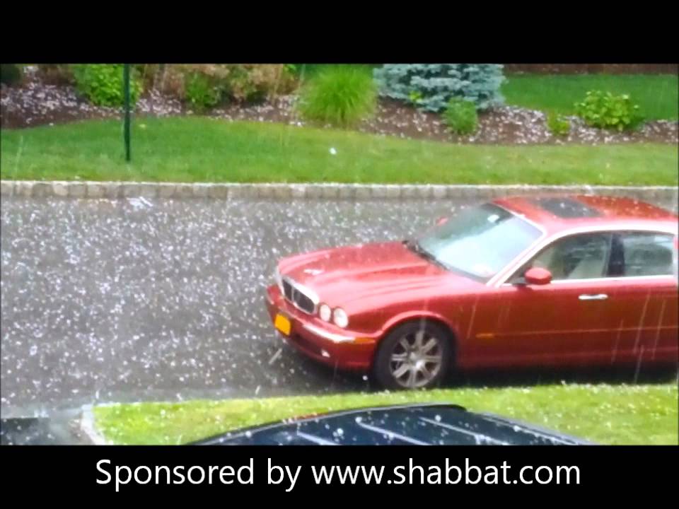 Jewish Children Caught in Freak Hailstorm in Monsey NY!