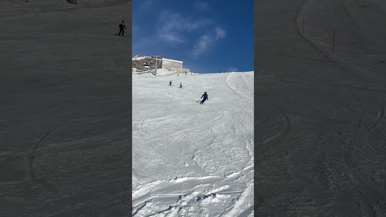 Perfect day for skiing #shorts #skiing #perfect #sunshine