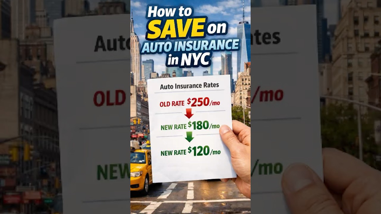 How to SAVE BIG on Auto insurance in NYC 💰💰💰#car #insurance #newyorkcity