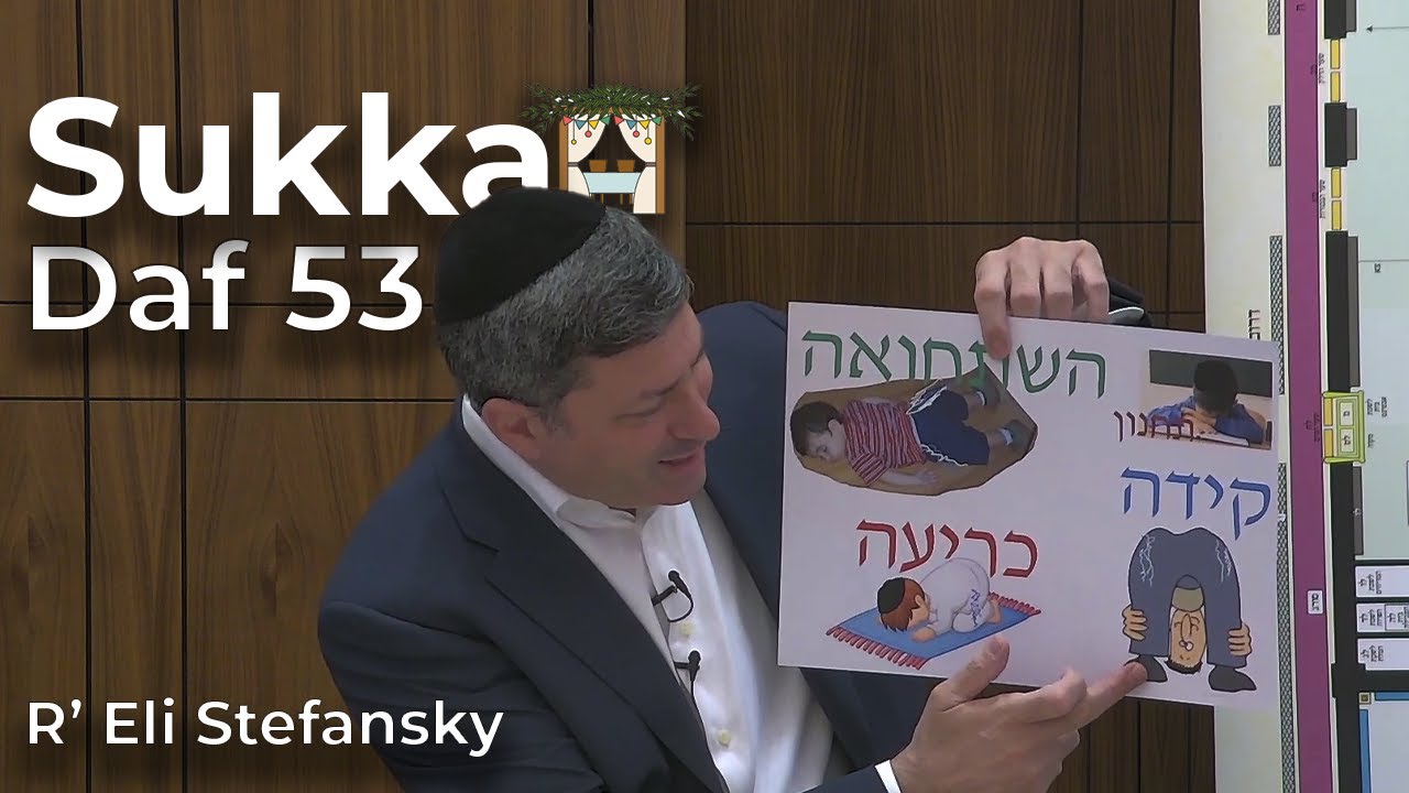 Daf Yomi Succah Daf 53 by R’ Eli Stefansky