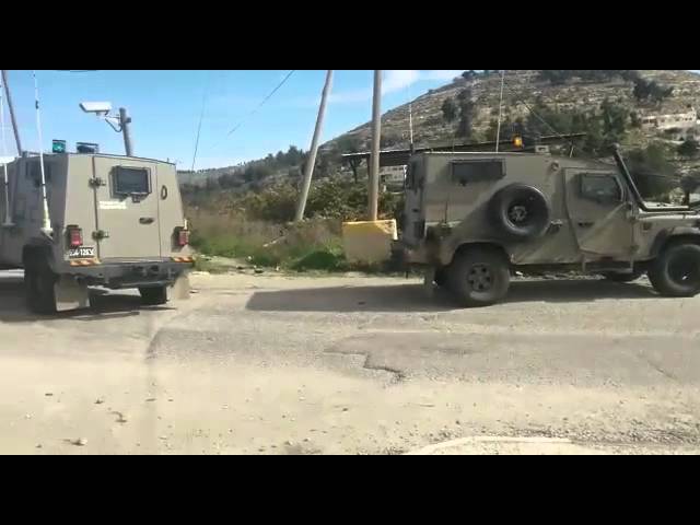 The S. Hebron Hills attack scene (MDA Spokesman)