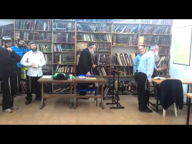 Kaddish is recited for terror victim Alon Guverg HYD
