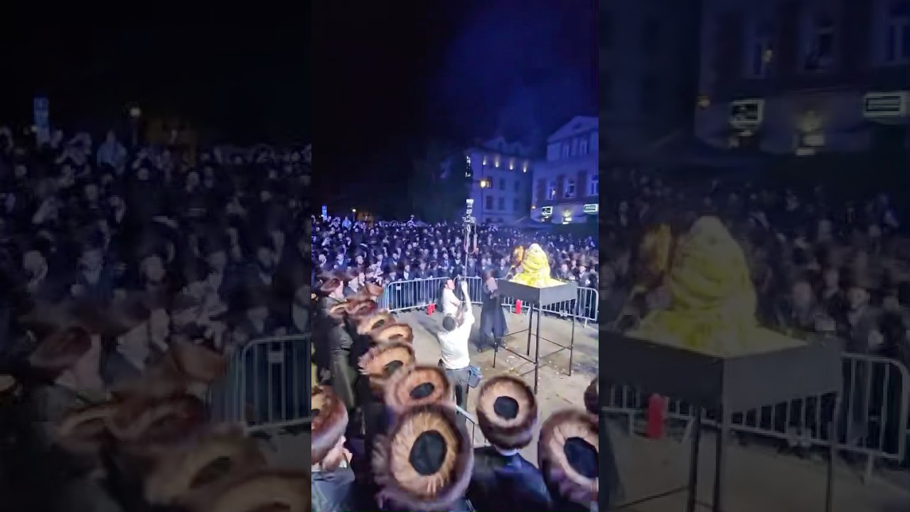 Shlomo Bochner Lightning the Bonei Olam Hadlakah in Kerestir